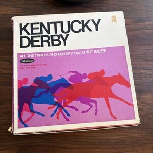 VINTAGE WHITMAN KENTUCKY DERBY RACES BOARD GAME  1969 Parts Only
